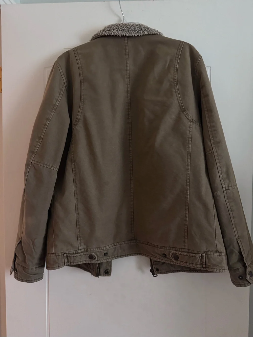Levi's Men's Khaki Sherpa-Lined Field Jacket